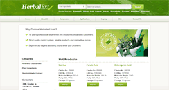 Desktop Screenshot of herbalext.com