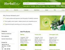 Tablet Screenshot of herbalext.com